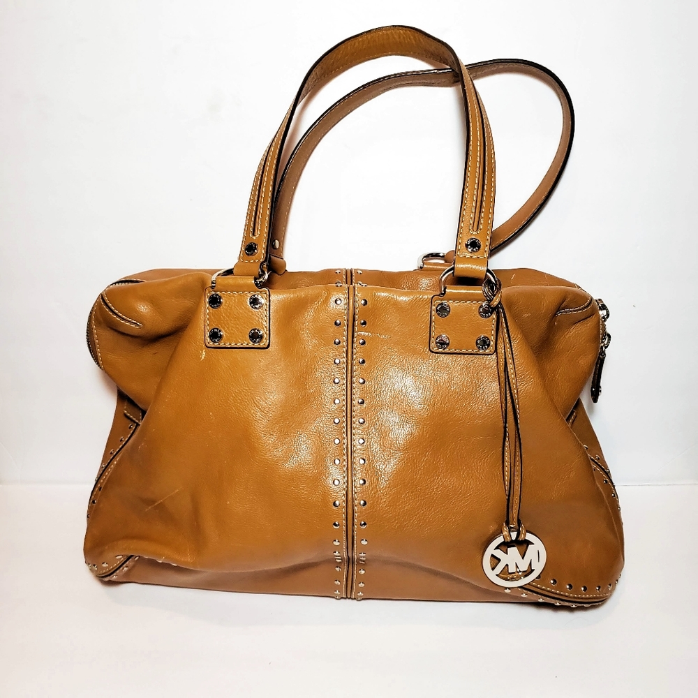 Michael Kors Astor Studded Weekender Bag
